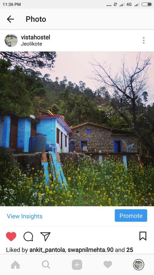 Vista Hostel Jeolikote, Nainital Patwa Dunga Kültér fotó